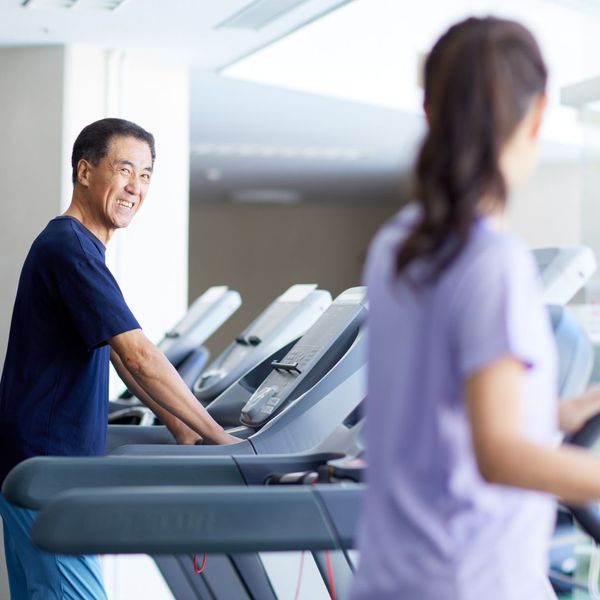people on treadmills people on treadmills