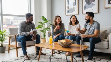 a group of friends enjoying a get-together