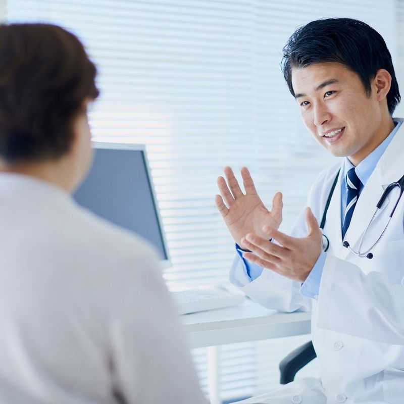 doctor with a patient 