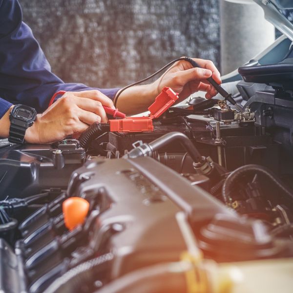 Jumping a car battery