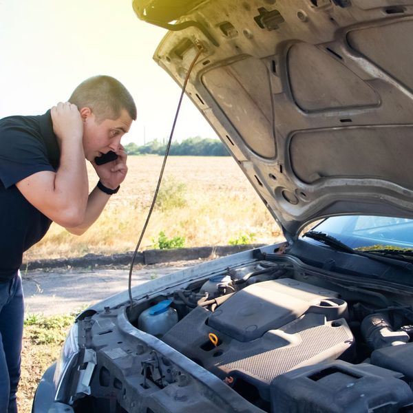 broken down car