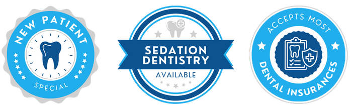 New Patient Special, Sedation Dentistry Available, Accepts Most Dental Insurances