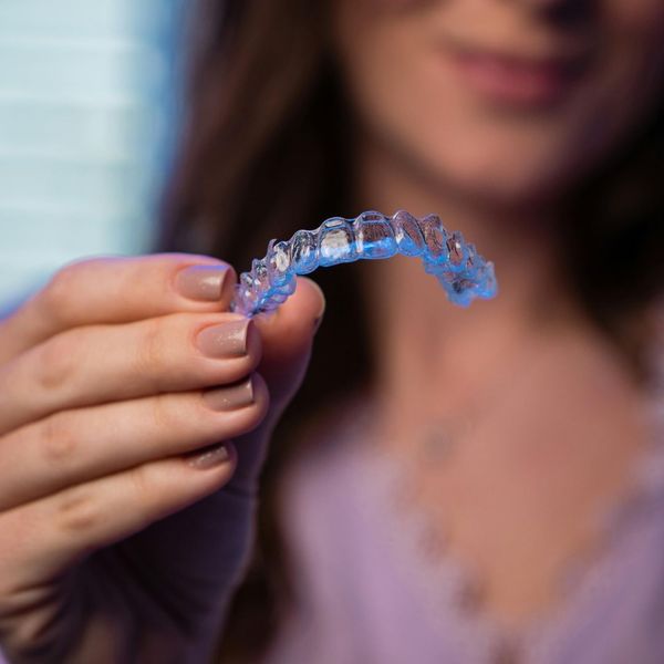 holding invisalign 