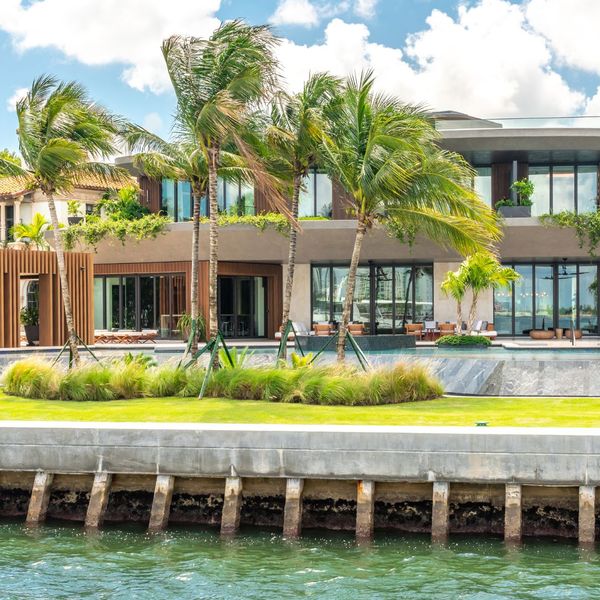 a Miami vacation rental property with a dock