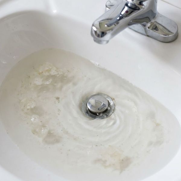 Clogged sink.