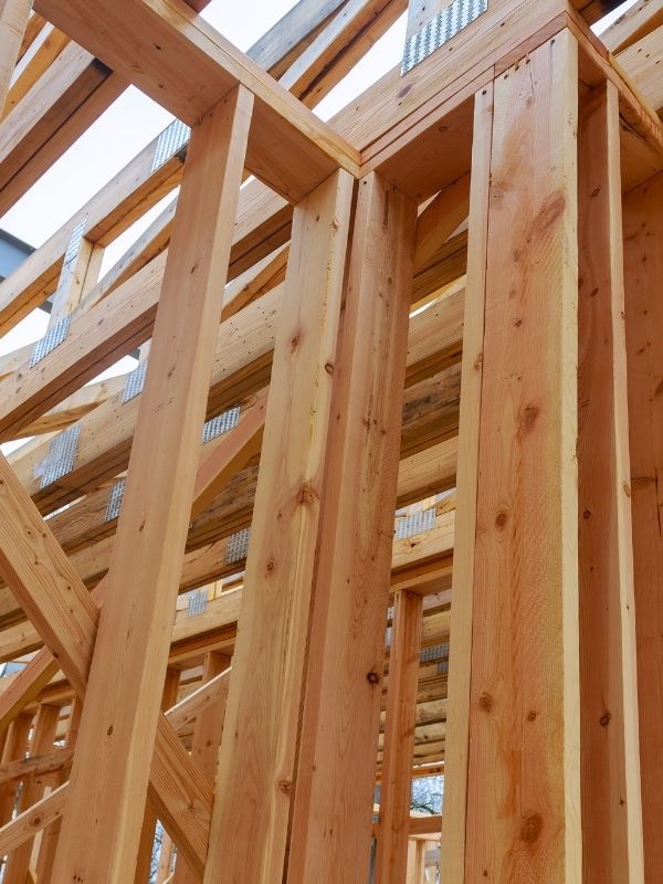 house framing. 