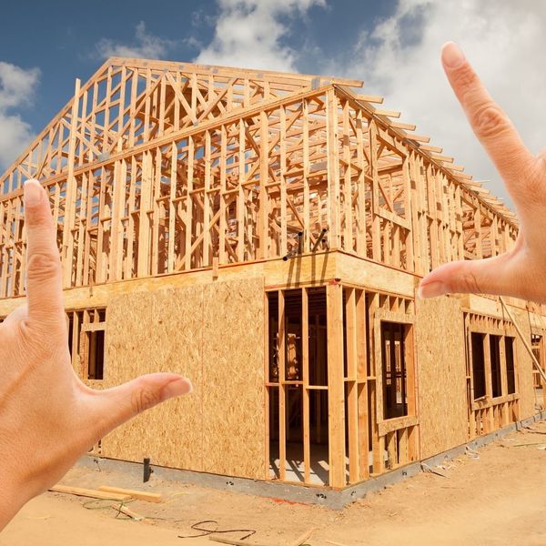 house framing.