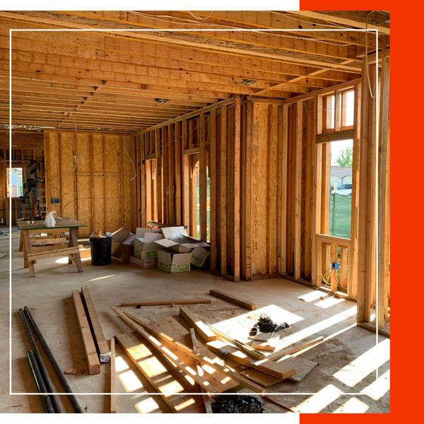 house framing. 
