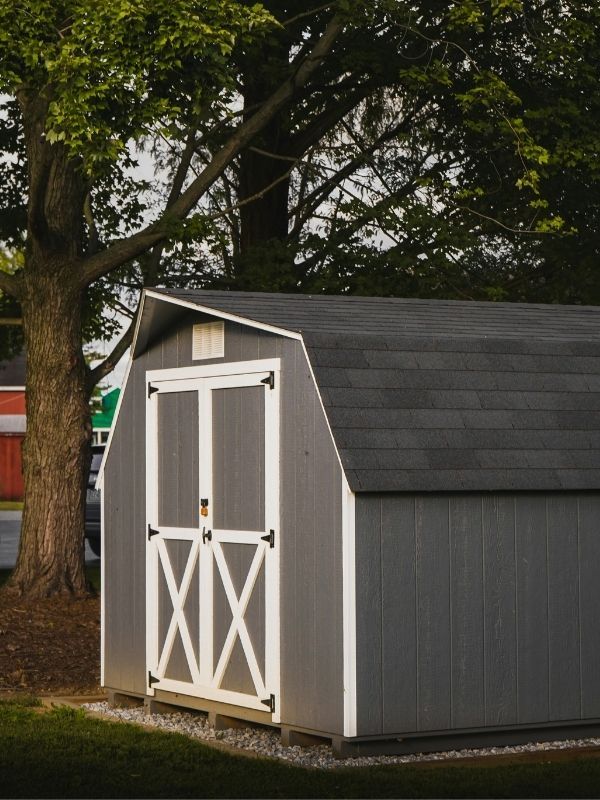 detached shed building. 