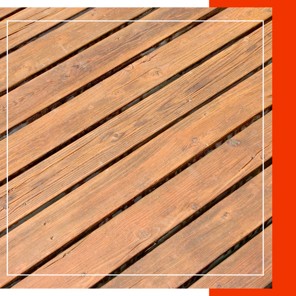 newly built deck. 