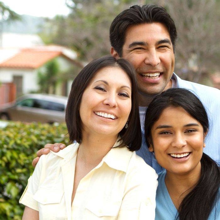 Happy Family with new Roof