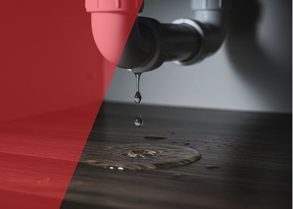 water leaking under sink