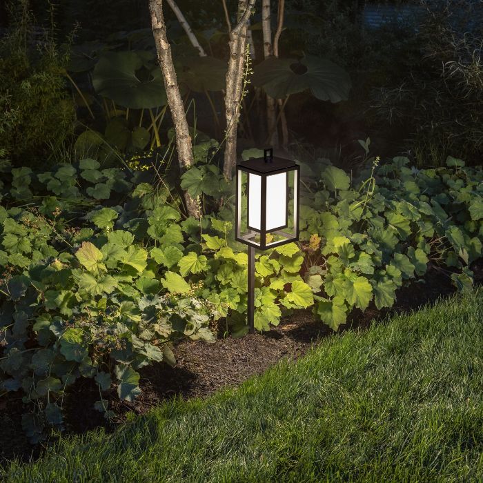 a garden lantern