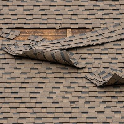 missing shingles