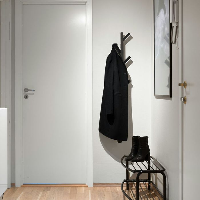 coat rack by the front door