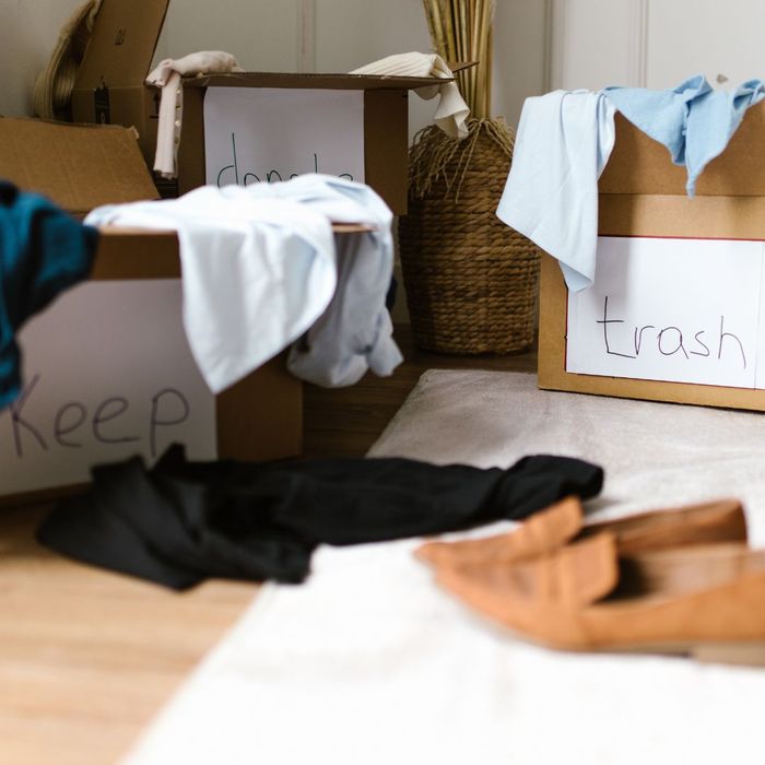 boxes to organize clothes