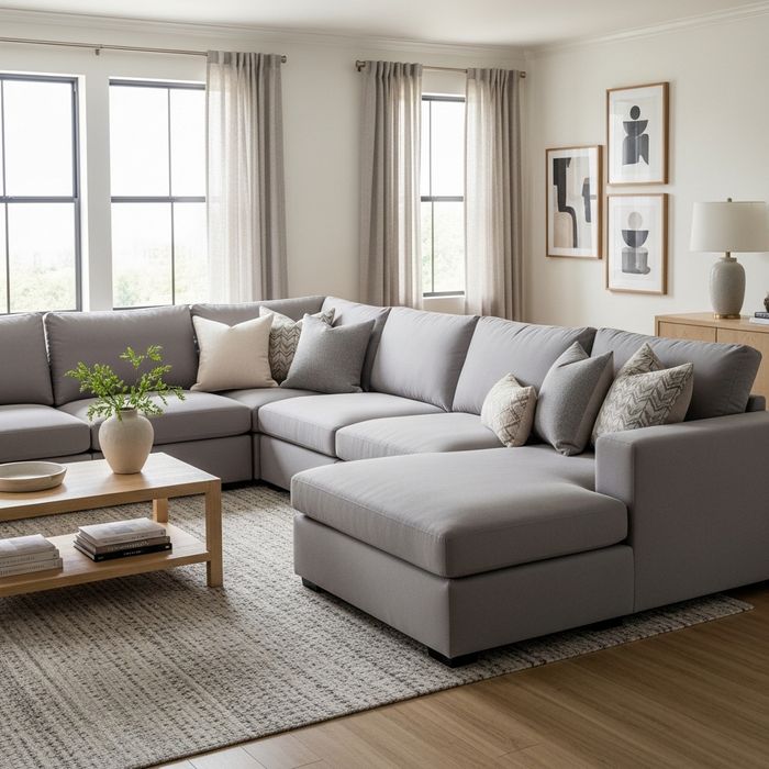 A modular sectional sofa