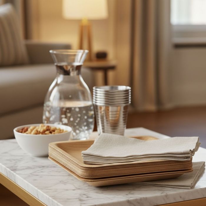 disposable plates and cups