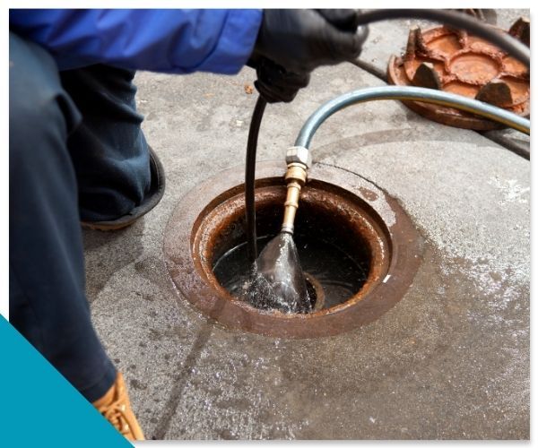 clearing drain clearing drain