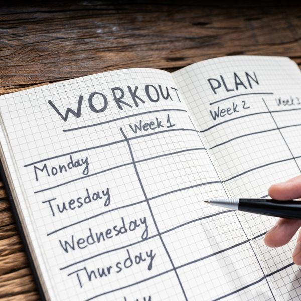 Written workout plan