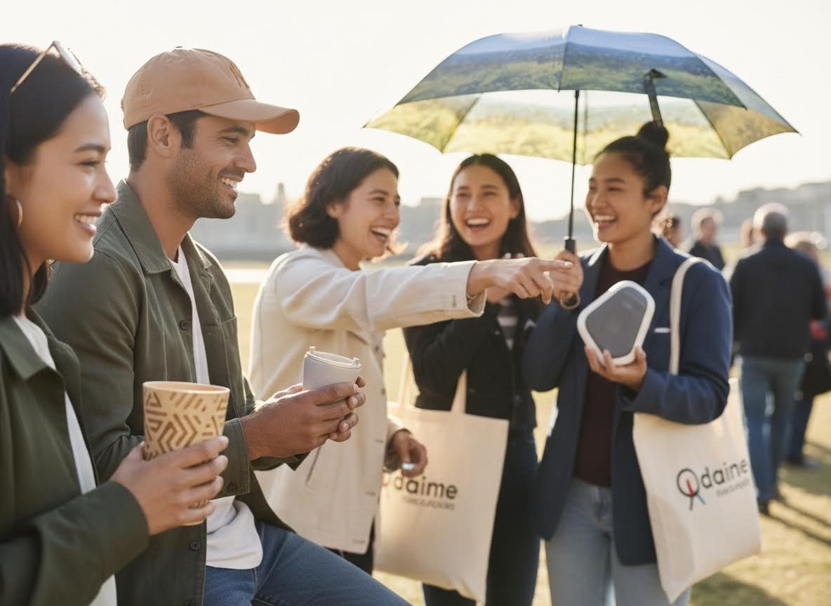 Diverse Group of Young Adults Laughing Outdoors