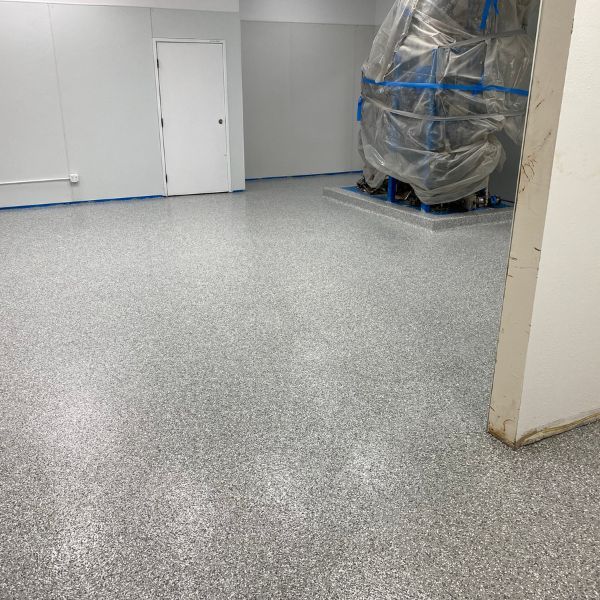 CBD shop with epoxy flooring CBD shop with epoxy flooring