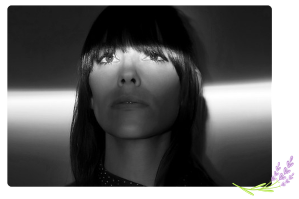 ray of light on a womans face