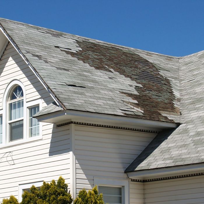 damaged roof