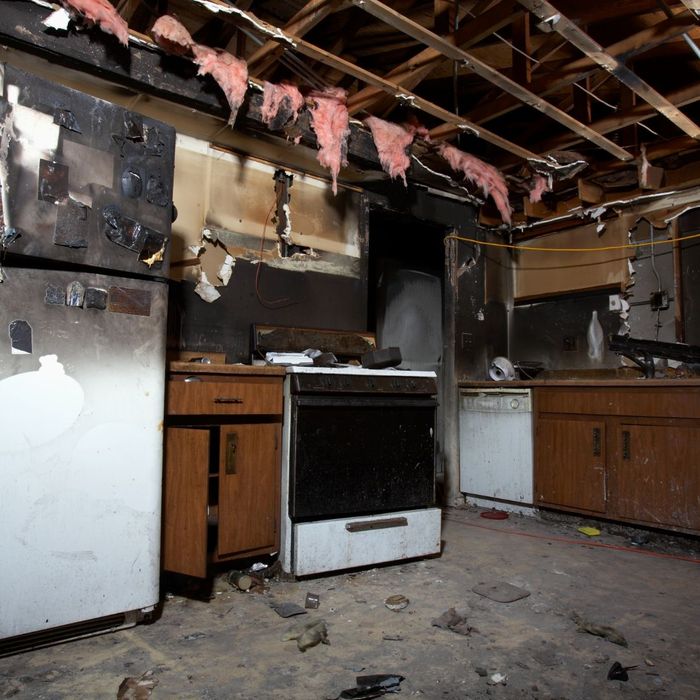 fire damage kitchen