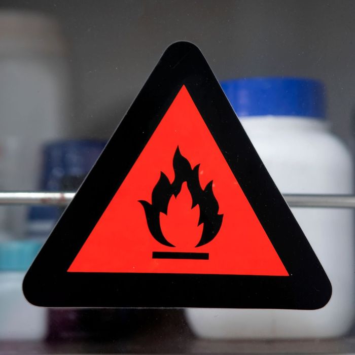 flammable caution symbol