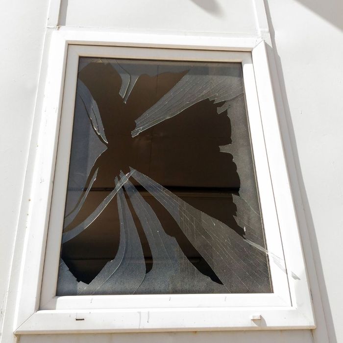 broken window