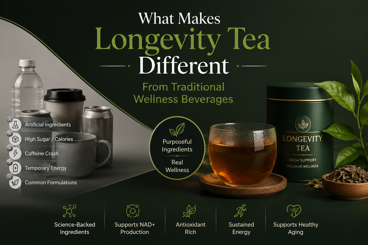 What Makes Longevity Tea Different From Traditional Wellness Beverages