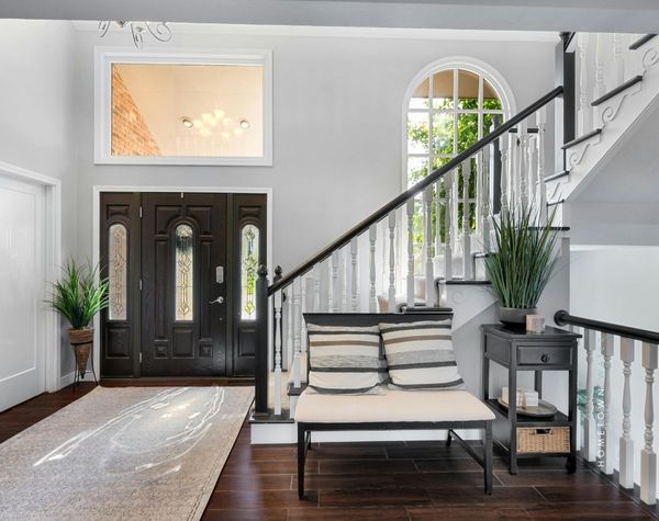 A Texas home entryway. A Texas home entryway.