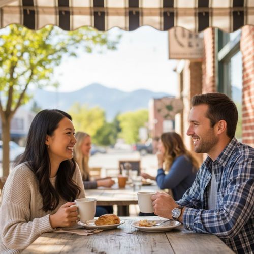 people drinking coffee together
