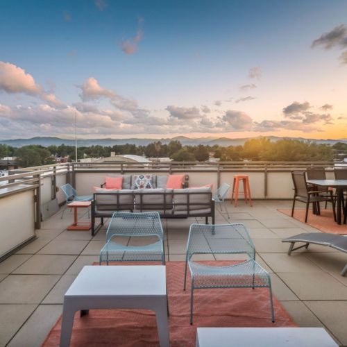 Rooftop patio
