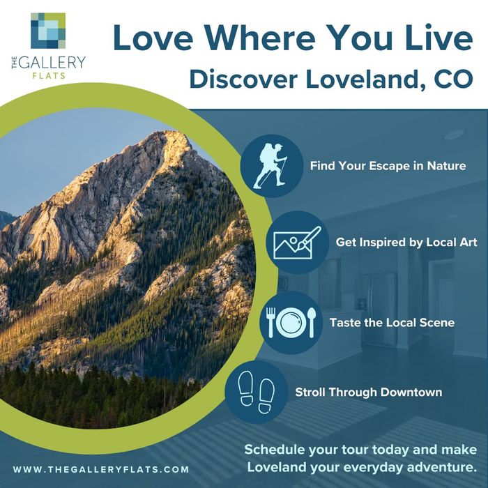 infographic that lists things to do in Loveland infographic that lists things to do in Loveland