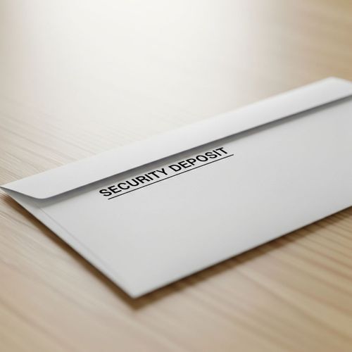 envelope with the security deposit envelope with the security deposit