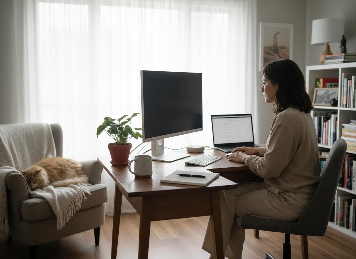 work from home setup