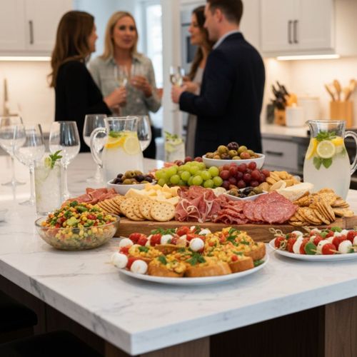 drinks and snacks
