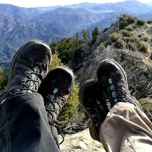 hikers taking a rest hikers taking a rest