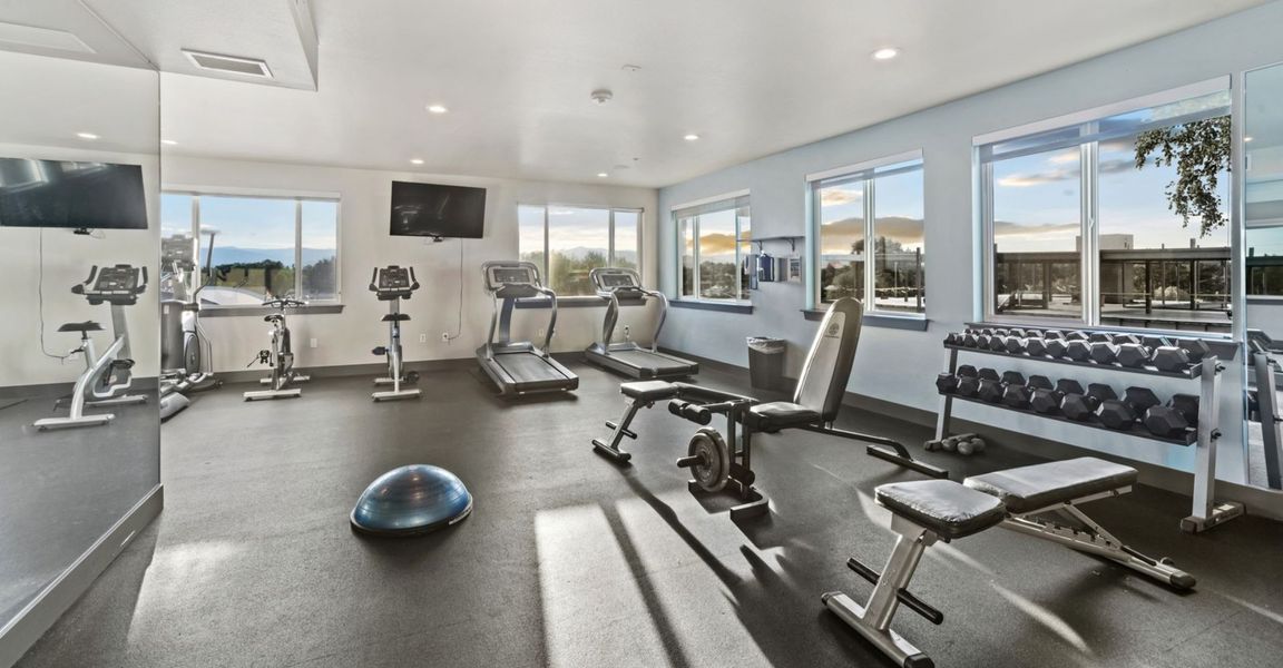 The Gallery Flats fitness center