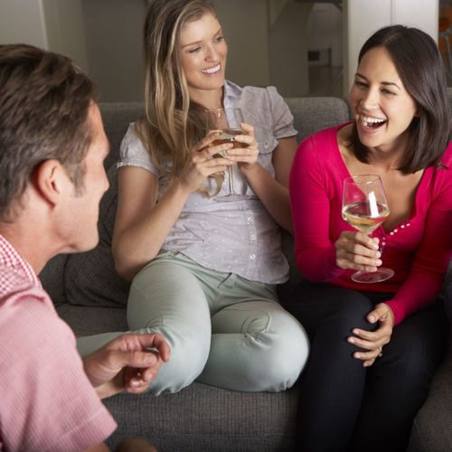 friends talking to each other