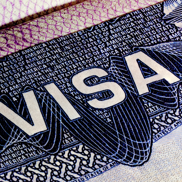 image of a visa