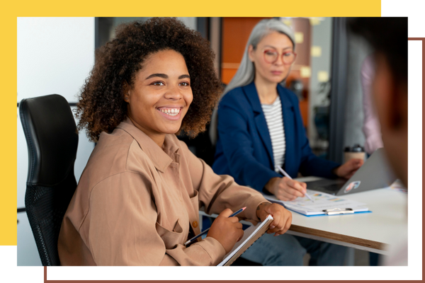 image of woman at work