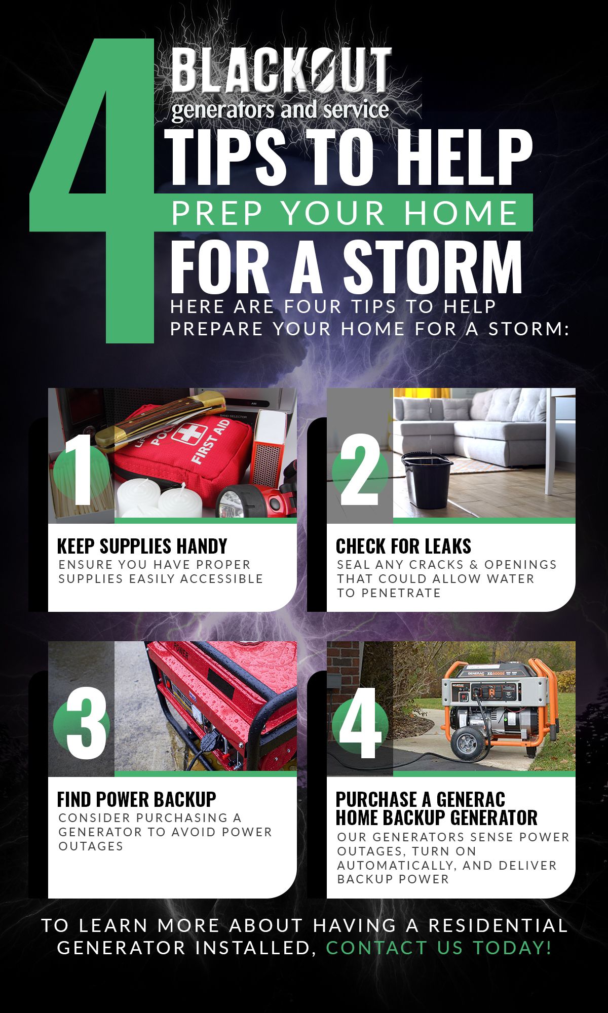4 tips to help prep your home for a storm