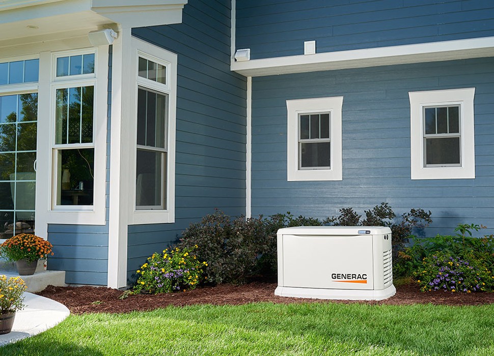 Image of a Generac generator Image of a Generac generator