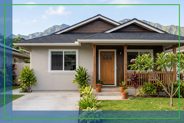 An Oahu home after fire restoration.