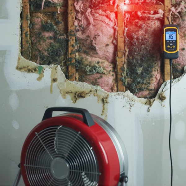 damaged wall concept