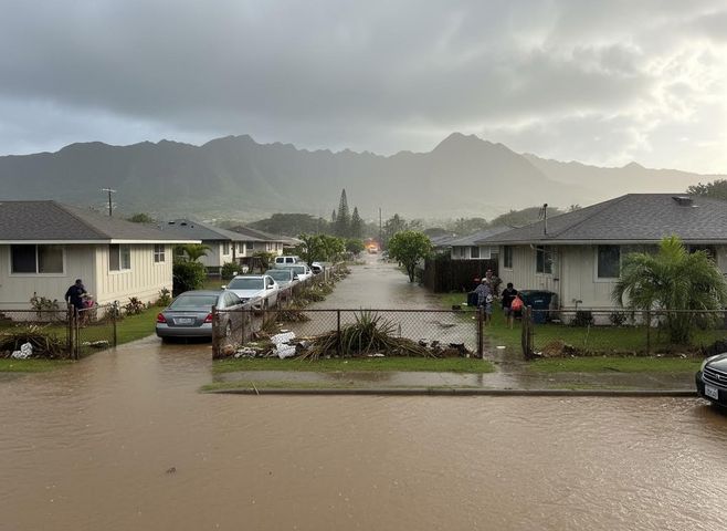 flooding in Oahu