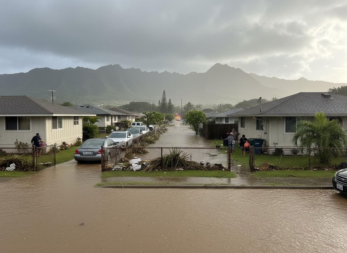 flooding in Oahu